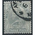 India 1900 SG112 3p Grey Fine Used . ..