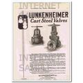 LUNKENHEIMER COMPANY 1921 oil pipeline Cast Ste...