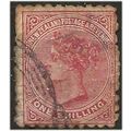 New Zealand 1897 SG245 1/- Red-Brown Perf 11 Go...