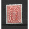 Austria.SG474 45k Pincers and Hammer (Red).Moun...
