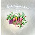 Heart Shaped Nut & Candy Dish Mikasa Ivory Bone...
