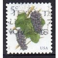 USA 2017 Fruit Definitive - Grapes 5c Used