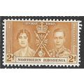 NORTHERN RHODESIA 1937 SG 23 - MNH (**)