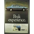 1981 Mitsubishi Colt Sapporo 2000 GSR Car Ad