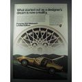 1981 Porsche 924 Weissach Limited Edition Ad - Dream