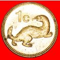 WEASEL (1991-2007): MALTA ★ 1 CENT 1991 MINT LU...