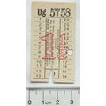 Vintage: ticket London Transport Buses 1½d