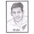 Adam Parore New Zealand Cricket Artist Drawing ...