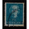 NETHERLANDS 1949 6c BLUE QUEEN JULIANA SG 685 F...
