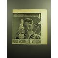 1958 Wolfschmidt Vodka Ad - The secret on everybody's lips
