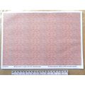 Papier autocollant rouge brique clair pour O ga...