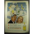1960 Fleischmann's Gin Ad - What do they mean clean.. Clean.. Clean?