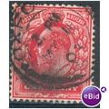 GB stamps 1902-10 KEV11 - 1d SG219 Oxford 15