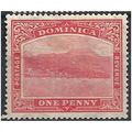 Dominica 1921 SG63 1d Carmine-Red Mounted Mint ..