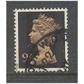 X882 9p Yellow-Orange and Black (2 Bands).Fine ...