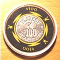 Playboy $100. Casino Chip - 1981 - ATLANTIC CIT...