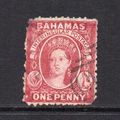 Bahamas - 1863-77 - 1d Brown-Lake (sg20x) CC Wa...