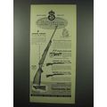 1954 Husqvarna Rifle Ad - Crown Grade; Super, Deluxe