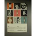 1963 Hamilton Watch Ad: Blade, Sandra, Nautilus 450 +