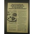 1976 General Foods Ad - People Are What they Eat