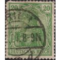 GERMANY, EMPIRE, Germania, green 1920, 20, #2