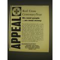 1963 Centenary Year Appeal, British Red Cross Society Advertisement