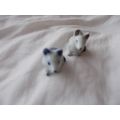 DOGS MINITURES AS SHOWN X 2 (25/01)