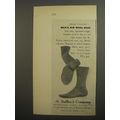 1952 A. Sulka Men's Rib Wool Hose Ad - From Eng...