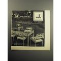 1957 Molla Metal Furniture Ad - lovely to look at