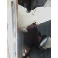Swatch Watch Wrap Around Black Band 16” Faux Le...