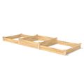 Farmhouse Cedar Wood Raised Garden Bed 4 ft x 1...