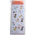 CHRISTMAS CRAFT STICKERS PEEL OFF DOG BREEDS FO...