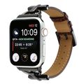 D-Buckle Cocodile Genuine Leather Watch Band, F...