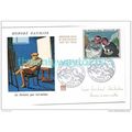 1966 Honores Daumier French FDC, Stamps