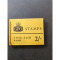 Great Britain 2/- wilding booklet April 1966 N2...