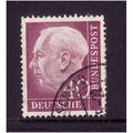 GERMANY 1954 40pf PURPLE PRES HEUSS SG 1114 FIN...