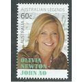 AUS 2013 60c 'AUSTRALIAN LEGENDS- OLIVIA NEWTON...