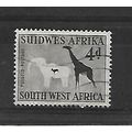 SouthWestAfrica.SG157 4d "White Elephant&Giraff...