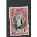 tonga stamps hm sg71 sg 71 used scarlet