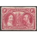 Barbados 1927 SG2340 1d Carmine Tercentenary Mo...