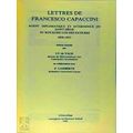 Lettres De Francesco Capaccini