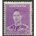 Australia 1943 SG205 2d Bright Purple Mounted M...