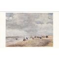 Colour Postcard - Rhyl Sands by David Cox