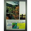 1968 Nova Scotia Canada Tourism Ad - Shows Its Colours