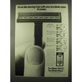 1972 Gillette Trac II Razor Ad - Like Shaving T...