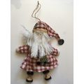 SANTA SHAKER-STYLE HANGING ORNAMENT (7")