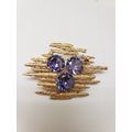 Estate Vintage 14k Yellow Gold Huge Alexandrite...