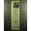1958 Cunard Cruise Ad - This Winter