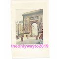 Porte St Denis, South Facade, Paris, France, Bo...