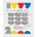 DENMARK DANMARK 1999 LOVE MILLENNIUM SILVER HEA...